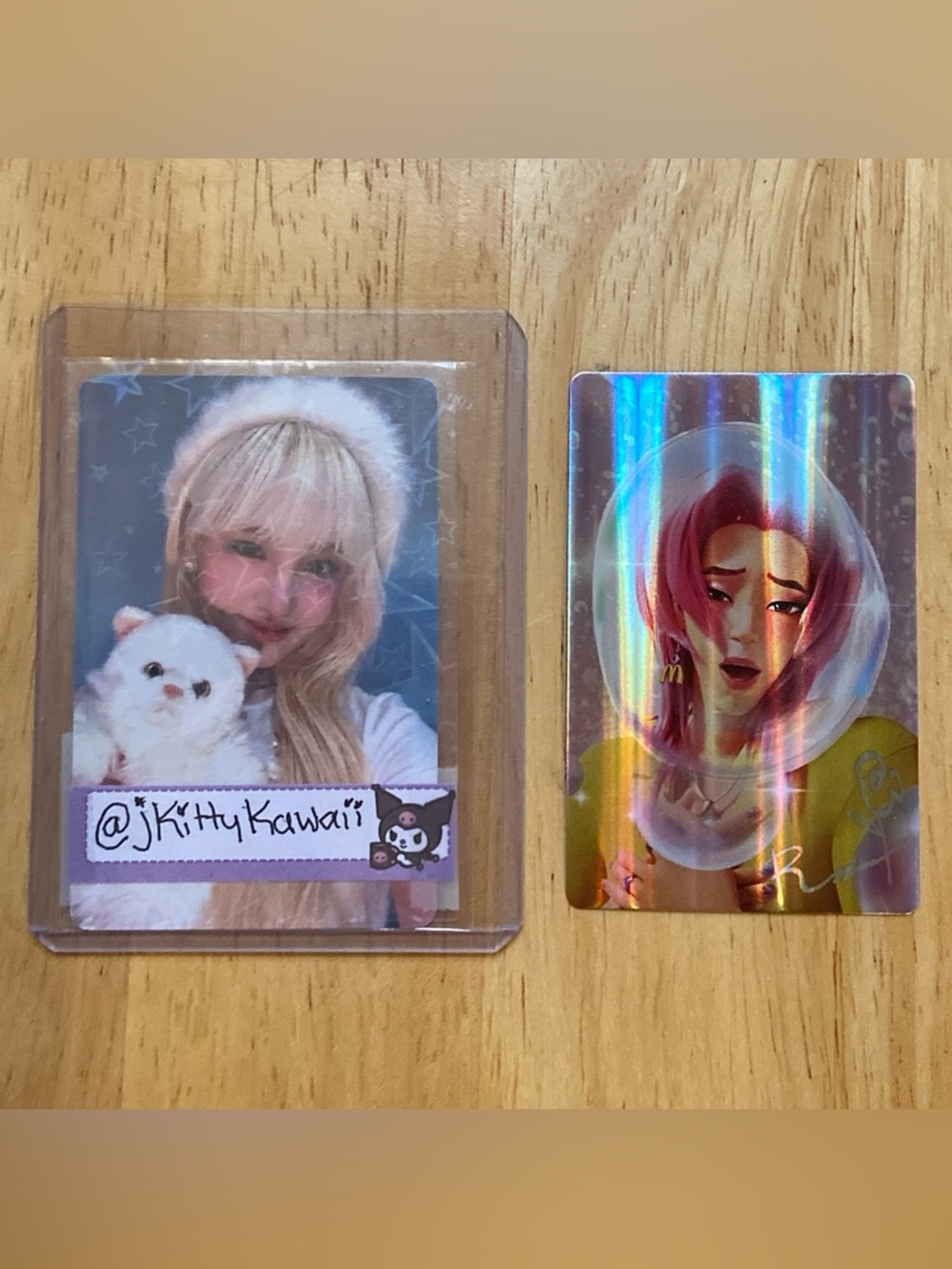 K-POP DEMON HUNTERS SAJA BOYS ROMANCE HOLOFOIL McDonalds Official Promo Card